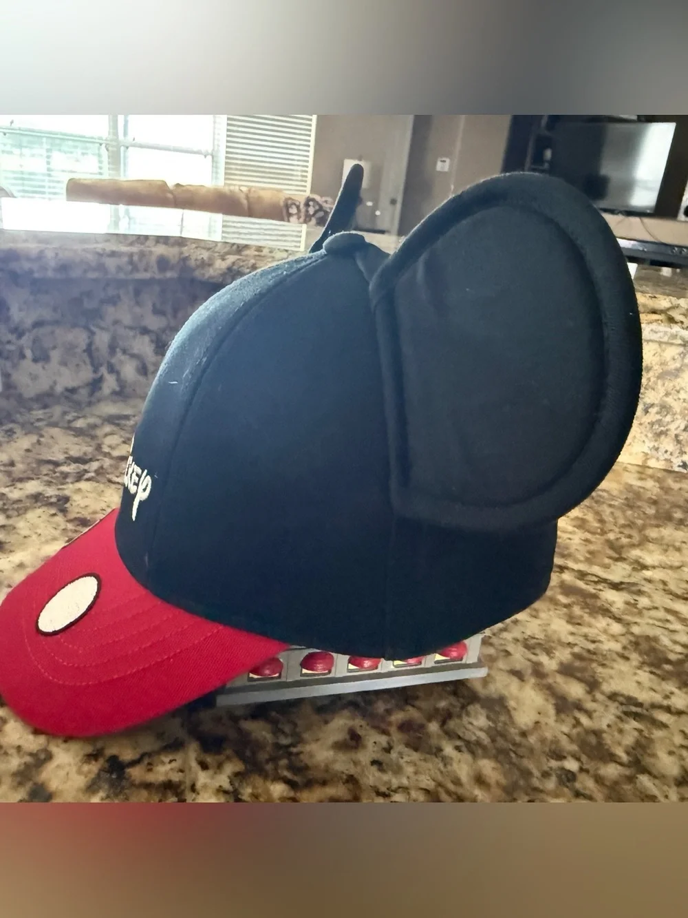 Disney Mickey Mouse Youth Adjustable Baseball Cap With Ears